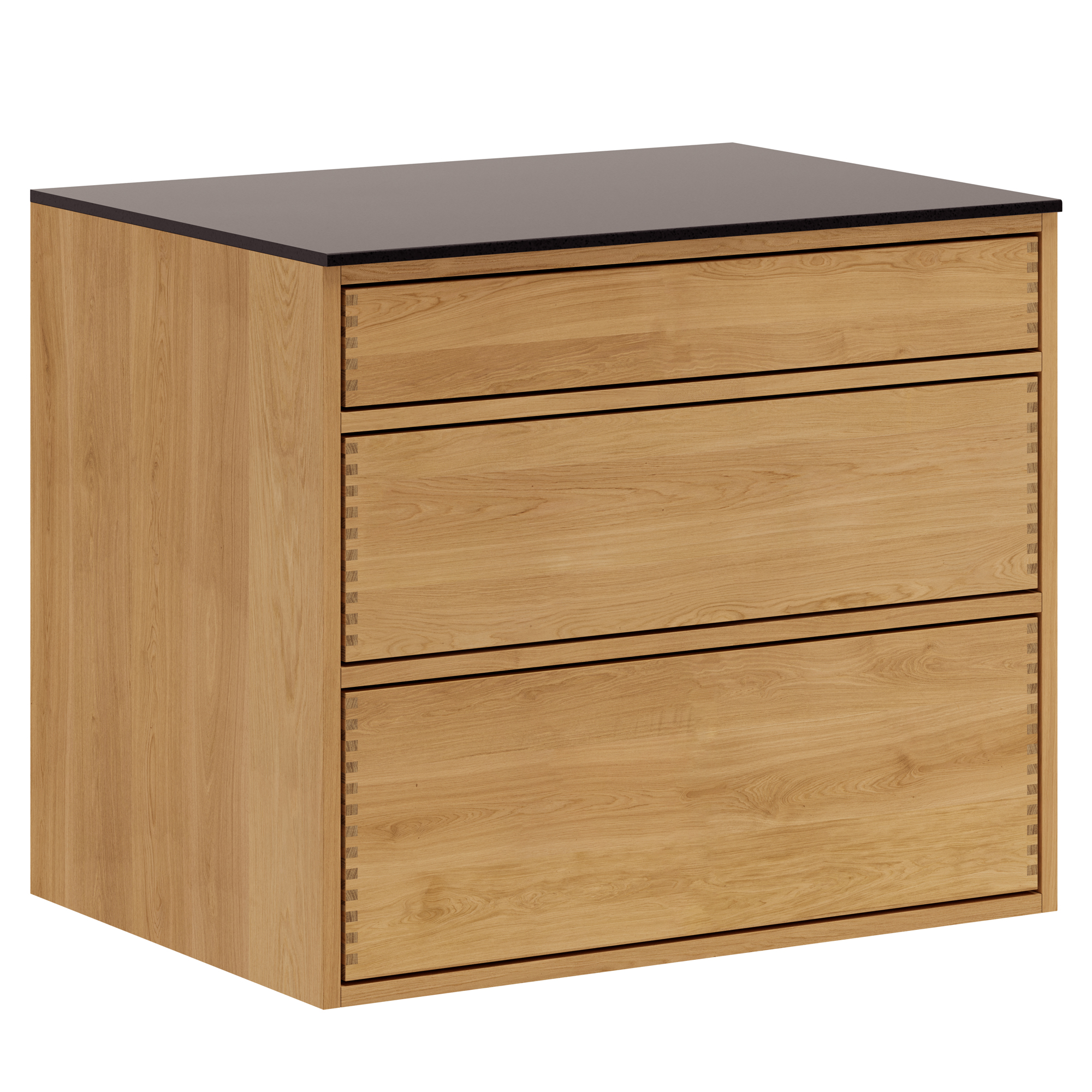 80 cm Just Wood Schubunterschrank 60 cm in der Tiefe